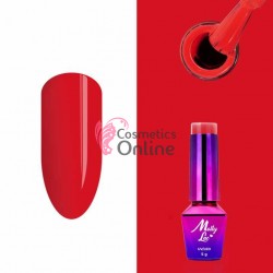 Oja Semi Premium Hibrid MollyLac Glamour  Women UV/LED de 5 ml - 07 Ferrari 81754 